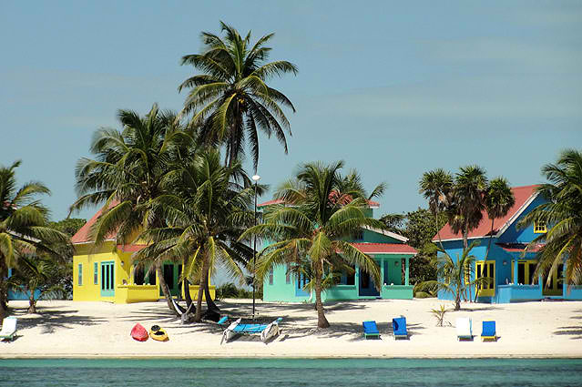 Beachfront Cabanas At Tranquility Bay Resort, Ambergris Caye, Belize