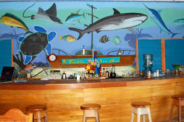 Tackle Box Sea Bar at Tranquility Bay Resort, Ambergris Caye, Belize