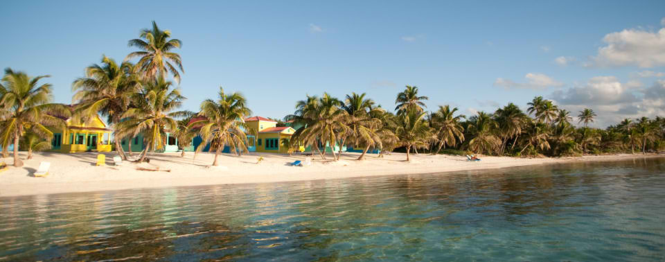 Aerial Photo of Tranquility Bay Resort, Ambergris Caye, Belize 1-888-The-Caye